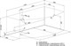 AQUANET Palma Ванна акриловая асимметричная встраиваемая / пристенная размер 170x100 см с каркасом R, белый - фото 219321