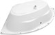 AQUANET Vista Ванна акриловая четверть круга встраиваемая / пристенная размер 150x150 см с каркасом, белый - фото 219389