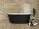 AQUANET Family Ванна акриловая овальная отдельностоящая / пристенная размер 170x80 см, черный - фото 219606
