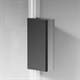 AM.PM X-Joy Душевая перегородка 110x195 см, профиль - черный / стекло - прозрачное, 6 мм - фото 221126