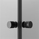 AM.PM X-Joy Душевой ограждение квадратное 90х90, без поддона, двери раздвижные, профиль - черный матовый / стекло - прозрачное, 4 / 6 мм - фото 221164