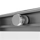 AM.PM X-Joy Душевой ограждение прямоугольное 100х80, без поддона, двери раздвижные, профиль - хром матовый / стекло - прозрачное, 4 / 6 мм - фото 221177