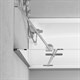 AM.PM Tender Душевая шторка на ванну распашная 80 см, профиль - хром матовый / стекло - прозрачное, 6 мм - фото 221269