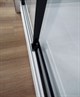 ESBANO Muse Кабина душевая квадратная 90x90 см двери раздвижные, профиль - черный матовый / стекло - прозрачное - фото 221915
