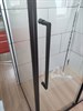ESBANO Surf Душевое ограждение прямоугольная 100x80 см двери раздвижные, профиль - черный матовый / стекло - прозрачное ESOGS108PSB - фото 222011