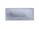 AQUATEK Гамма Ванна чугунная эмалированная 1500x750 мм в комплекте с 4-мя ножками без ручек, цвет белый - фото 222656