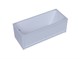 AQUATEK Мия Ванна пристенная прямоугольная без панелей, каркаса и слив-перелива размер 130x70 см, белый - фото 222920