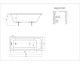 AQUATEK Мия Ванна пристенная прямоугольная без панелей, каркаса и слив-перелива размер 175x70 см, белый - фото 222933