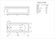AQUATEK Мия Ванна пристенная прямоугольная без панелей, каркаса и слив-перелива размер 180x80 см, белый - фото 222943