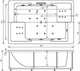 AQUATEK Дорадо Ванна пристенная прямоугольная без гидромассажа с фронтальной панелью с каркасом (вклеенный) со слив-переливом размер 190x130 см, белый - фото 223011