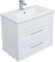 AQUANET Комплект мебели  подвесной / напольный для ванной Бостон М 80 белый матовый - фото 225030