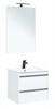 AQUANET Мебель для ванной подвесная Lino 60 белый матовый - фото 225128