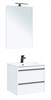 AQUANET Мебель для ванной подвесная Lino 60 белый матовый - фото 225129