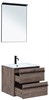 AQUANET Мебель для ванной подвесная Lino 60 Дуб Веллингтон - фото 225140