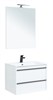 AQUANET Мебель для ванной подвесная Lino 70 белый матовый - фото 225145