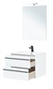 AQUANET Мебель для ванной подвесная Lino 70 белый матовый - фото 225152