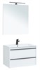 AQUANET Мебель для ванной подвесная Lino 80 белый матовый - фото 225162