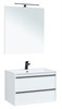 AQUANET Мебель для ванной подвесная Lino 80 белый матовый - фото 225163