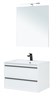 AQUANET Мебель для ванной подвесная Lino 80 белый матовый - фото 225168