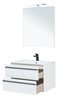 AQUANET Мебель для ванной подвесная Lino 80 белый матовый - фото 225169