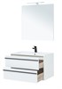 AQUANET Мебель для ванной подвесная Lino 90 белый матовый - фото 225184