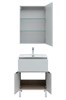 AQUANET Мебель для ванной напольная напольнаяАлвита New 60 1 ящик, 2 дверцы, серый - фото 225612