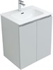 AQUANET Мебель для ванной подвесная Алвита New 60 2 дверцы, серый - фото 225656