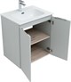 AQUANET Мебель для ванной подвесная Алвита New 60 2 дверцы, серый - фото 225657