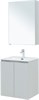 AQUANET Мебель для ванной подвесная Алвита New 60 2 дверцы, серый - фото 225659