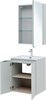 AQUANET Мебель для ванной подвесная Алвита New 60 2 дверцы, серый - фото 225660