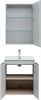 AQUANET Мебель для ванной подвесная Алвита New 60 2 дверцы, серый - фото 225662