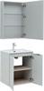 AQUANET Мебель для ванной подвесная Алвита New 60 2 дверцы, серый - фото 225663