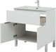 AQUANET Мебель для ванной напольная напольнаяАлвита New 80 1 ящик, 2 дверцы, белый матовый - фото 225726