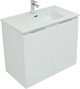 AQUANET Мебель для ванной подвесная Алвита New 80 2 дверцы, белый матовый - фото 225786