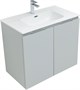 AQUANET Мебель для ванной подвесная Алвита New 80 2 дверцы, серый - фото 225802