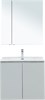 AQUANET Мебель для ванной подвесная Алвита New 80 2 дверцы, серый - фото 225805