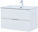 AQUANET Мебель для ванной подвесная Алвита New 80 2 ящика, белый матовый - фото 225823