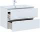 AQUANET Мебель для ванной подвесная Алвита New 80 2 ящика, белый матовый - фото 225827