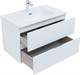 AQUANET Мебель для ванной подвесная Алвита New 80 2 ящика, белый матовый - фото 225828
