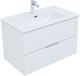 AQUANET Мебель для ванной подвесная Алвита New 80 2 ящика, белый матовый - фото 225829