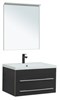 AQUANET Мебель для ванной подвесная Верона 75 New черный матовый - фото 226074