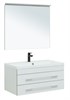 AQUANET Мебель для ванной подвесная Верона 90 New белый матовый - фото 226128