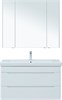 AQUANET Мебель для ванной подвесная София 105 белый глянец (2 ящика) - фото 226214