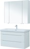AQUANET Мебель для ванной подвесная София 105 белый глянец (2 ящика) - фото 226215
