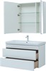AQUANET Мебель для ванной подвесная София 105 белый глянец (2 ящика) - фото 226216