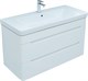 AQUANET Мебель для ванной подвесная София 105 белый глянец (2 ящика) - фото 226218