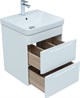 AQUANET Мебель для ванной подвесная София 50 белый глянец (2 ящика) - фото 226229