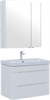 AQUANET Мебель для ванной подвесная София 80 белый глянец (2 ящика) - фото 226241