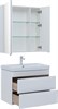 AQUANET Мебель для ванной подвесная София 80 белый глянец (2 ящика) - фото 226247