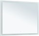 AQUANET Зеркало Гласс 100 белый LED - фото 226463